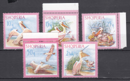 Albania 1967 Birds, Pelican Mi#1138-1142 Mint Never Hinged - Albanie