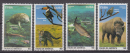 Cuba 2016 Animals, Mint Never Hinged Complete Set - Neufs