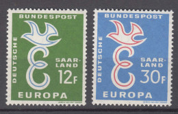 Saar Sarre 1958 Europa Mi#439-440 Mint Never Hinged - Nuovi