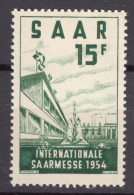 Saar Sarre 1954 Mi#348 Mint Never Hinged - Ungebraucht