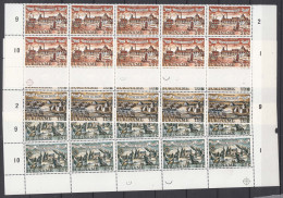Netherlands Surinam 1967 Mi#525-527 Mint Never Hinged Pieces Of 10 From Sheet - Surinam