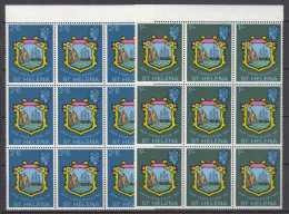 St. Helena 1967 Mi#182-183 Mint Never Hinged Pcs. Of 9 - Sainte-Hélène