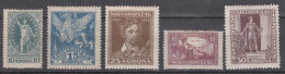 Hungary 1923 Mi#369-373 Mint Hinged - Neufs