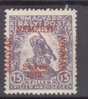 Hungary Szegedin Szeged 1919 Mi#4 Mint Hinged - Szeged