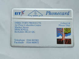 United Kingdom-(BTI033A)-DIRECTORY PRODUCTS-(38)-(5units)(224E83856)(tirage-8.866)price Cataloge-5.00£-mint) - BT Interne