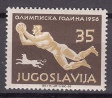 Yugoslavia Republic 1956 Sport Olympic Games Melbourn Mi#808 Mint Never Hinged - Unused Stamps