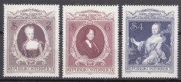 Austria 1980 Mi#1638-1640 Mint Never Hinged - Ongebruikt