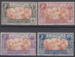 Italy Kingdom 1923 Sassone#131-134 Mint Hinged - Mint/hinged