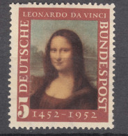 Germany 1952 Mona Lisa Mi#148 Mint Hinged (falz) - Unused Stamps