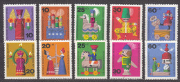 Germany West (Berlin) And Bundes 1971, Children Toys, Mint Never Hinged - Unused Stamps