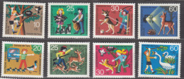 Germany West (Berlin) And Bundes 1972, Children Animals, Mint Never Hinged - Ungebraucht