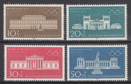 Germany 1970 Olympic Games 1972 Mi#624-627 Mint Never Hinged - Neufs
