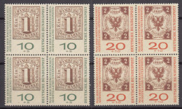 Germany 1959 Mi#310-311 Mint Never Hinged Pcs. Of 4 - Unused Stamps