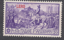 Italy Colonies Aegean Islands Egeo Leros (Lero) 1930 Ferrucci Sassone#12 Mi#26 V Mint Hinged - Egeo (Lero)