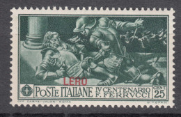 Italy Colonies Aegean Islands Egeo Leros (Lero) 1930 Ferrucci Sassone#13 Mi#27 V Mint Hinged - Egée (Lero)