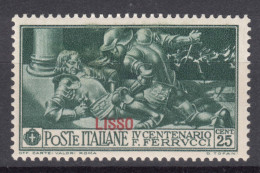 Italy Colonies Aegean Islands Egeo Lipso (Lisso) 1930 Ferrucci Sassone#13 Mi#27 VI Mint Hinged - Egeo (Lipso)