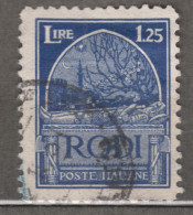 Italy Colonies Aegean Islands Egeo Rhodes (Rodi) 1929 Sassone#9 Mi#23 Perf. 11, Used - Aegean