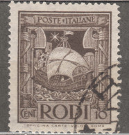 Italy Colonies Aegean Islands Egeo Rhodes (Rodi) 1932 Sassone57 Perf. 14, Used - Egeo