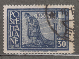 Italy Colonies Aegean Islands Egeo Rhodes (Rodi) 1932 Sassone60 Perf. 14, Used - Aegean