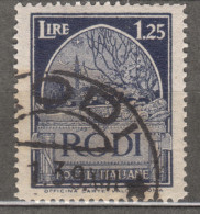 Italy Colonies Aegean Islands Egeo Rhodes (Rodi) 1932 Sassone#62 Perf. 14, Used - Egeo