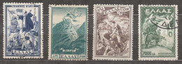 Greece Airmail 1952 Mi#588-591 Used - Usati