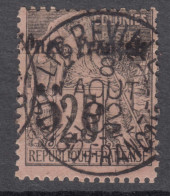 French Congo 1891 Yvert#4 A Used, Big Letter CO - Usati