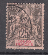 French Congo 1892 Yvert#19 Used - Oblitérés