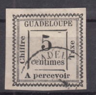 Guadeloupe 1884 Timbres-taxe Yvert#6 Used - Oblitérés