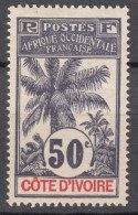 Ivory Coast Côte D'Ivoire 1906 Yvert#31 Mint Hinged - Neufs