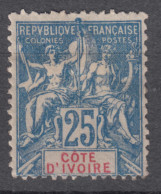 Ivory Coast Côte D'Ivoire 1900 Yvert#16 Mint Hinged - Ungebraucht