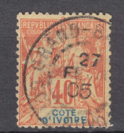 Ivory Coast Côte D'Ivoire 1892 Yvert#10 Used - Used Stamps