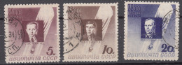 Russia USSR 1934 Mi#480-482 Used - Gebraucht