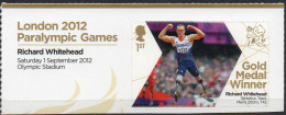 GREAT BRITAIN 2012 Paralympic Games Gold Medal Winners: Richard Whitehead - Unused Stamps