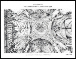 Spain 2021 - Prueba, Reproduccion A Plumilla Edifil 5508 Catedral Burgos - Ensayos & Reimpresiones