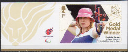 GREAT BRITAIN 2012 Paralympic Games Gold Medal Winners: Danielle Brown - Unused Stamps