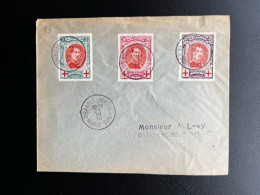 BELGIUM 1915 LETTER BAARLE-HERTOG BAARLE-DUC POSTE RESTANTE 23-04-2015 BELGIE BELGIQUE RED CROSS - 1914-1915 Croix-Rouge