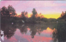 Transnistria, TS-TIR-CHP-0007,  Lake At Sunset, 2 Scans. - Moldavie