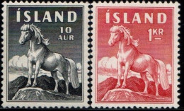 Iceland 1958/1960 "Island Pony" 2v Quality:100% - Unused Stamps