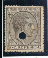 Espagne N° 175 Neuf (*) Annulé Par Perforation - Neufs