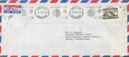 FINLANDE SEUL SUR LETTRE POUR LA SUISSE 1962 - Storia Postale