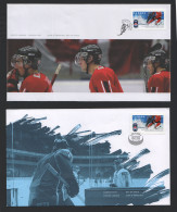 2008  World Hockey Championship 2 Different Cachets And Cancellations Sc 2265 - 2001-2010