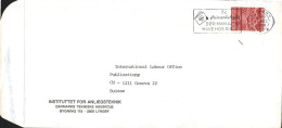 DANEMARK AFFRANCHISSEMENT COMPOSE SUR LETTRE AVION POUR LA SUISSE 1980 - Covers & Documents