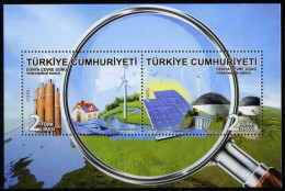 Türkiye 2018 Mi 4436-4437 MNH Wind Power Renewable Energy, Environment Day, Magnifier, Optical Instruments [Block 178] - Otros & Sin Clasificación