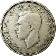 Monnaie, Grande-Bretagne, George VI, Shilling, 1939, TB+, Argent, KM:854 - I. 1 Shilling