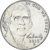 Monnaie, États-Unis, 5 Cents, 2015 - 1938-…: Jefferson