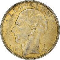 Belgique, 20 Francs, 20 Frank, 1935, TTB, Argent, KM:105 - 20 Francs