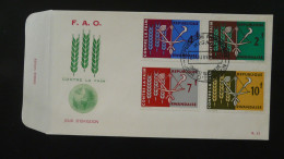 FDC Contre La Faim Hunger FAO Rwanda 1963 - Against Starve