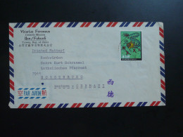 Lettre Par Avion Air Mail Cover Catholic Mission Ilan Fukuoli Taiwan 1979 - Lettres & Documents
