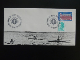 Lettre Cover Championnat De France Aviron Rowing Vichy 03 Allier 1983 - Rudersport