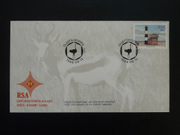 Oblitération Postmark Autruche Ostrich Afrique Du Sud South Africa 1988 - Struzzi